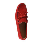 Tanaka Suede Loafer // Red (Euro: 41)