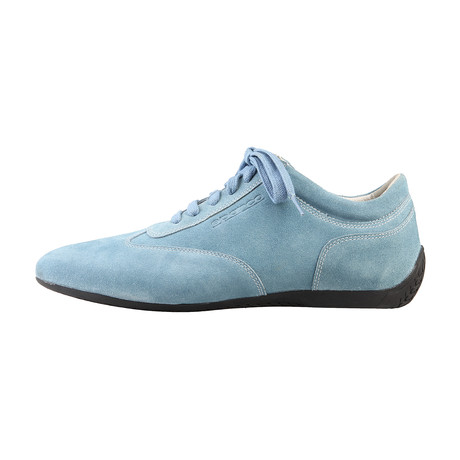 Imola Suede Low-Top Sneaker // Light Blue (Euro: 39)