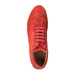 Imola Suede Low-Top Sneaker // Red (Euro: 40)