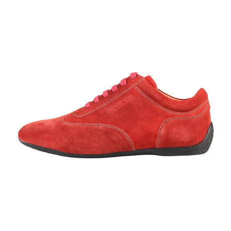 Imola Suede Low-Top Sneaker // Red (Euro: 39)