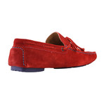 Tanaka Suede Loafer // Red (Euro: 41)