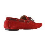 Monaco Suede Loafer // Red (Euro: 40)