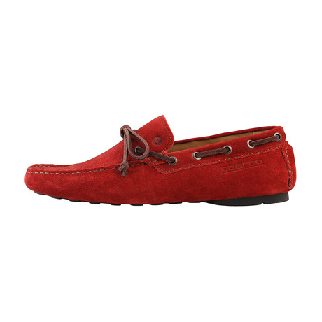 Monaco Suede Loafer // Red (Euro: 39)