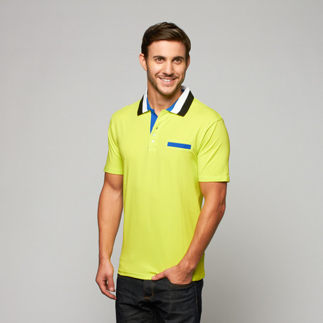 Pocket Pique Polo // Lime (XL)