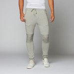 Biker Sweat Pants // Grey Melange (L)