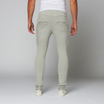 Biker Sweat Pants // Grey Melange (L)