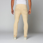 Bare + Jaded // Biker Sweat Pants // Beige (2XL)