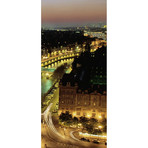 Overlooking Paris At Night Triptych