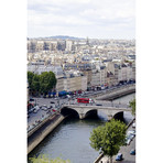 View Of Paris Triptych