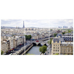 View Of Paris Triptych