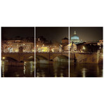 Rome At Night Triptych