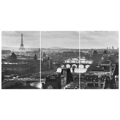 River Seine + City Of Paris Triptych