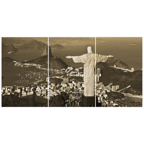 Overlooking Rio De Janeiro Triptych