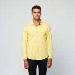 Solid Square Button Down // Yellow (S)