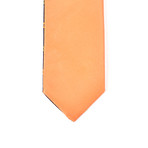 Reversible Tie //  Navy + Orange Floral