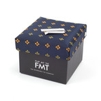 Reversible Tie //  Navy + Orange Floral