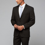 Renoir // 2 Piece Suit Classic Fit // Black Stripe (US: 48R)