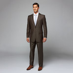 Renoir // 2 Piece Suit Classic Fit // Brown + Tan (US: 46R)