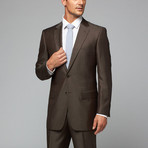 Renoir // 2 Piece Suit Classic Fit // Brown + Tan (US: 34R)