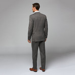 Renoir // 2 Piece Suit Slim Fit // Black + Tan Nail Head (US: 36R)