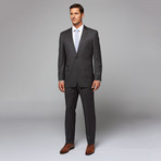 2 Piece Suit Slim Fit // Grey Pinstripe (US: 34R)