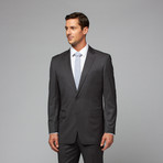 2 Piece Suit Slim Fit // Grey Pinstripe (US: 34R)