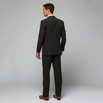 Renoir // 2 Piece Suit Slim Fit // Black Stripe (US: 48R)