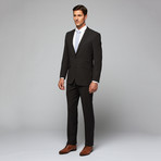 Renoir // 2 Piece Suit Slim Fit // Black Stripe (US: 46R)