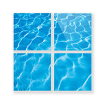 Cool Pool (Plexi Print // Set of 4: 14"L x 14"H Each)