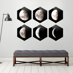 Diamond Moon (Plexi Print // Set of 6: 10"L x 10"H Each)