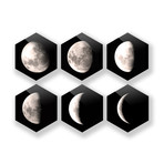 Diamond Moon (Plexi Print // Set of 6: 10"L x 10"H Each)