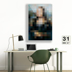 Mona Lisa Pixels (Plexi Print // 20"L x 30"H)