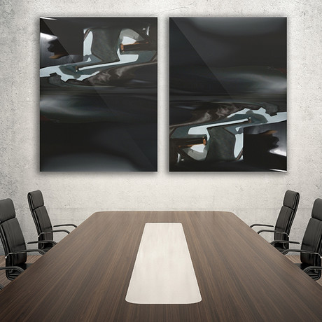 Liquefied Onyx (Plexi Print // 20"L x 25"H)