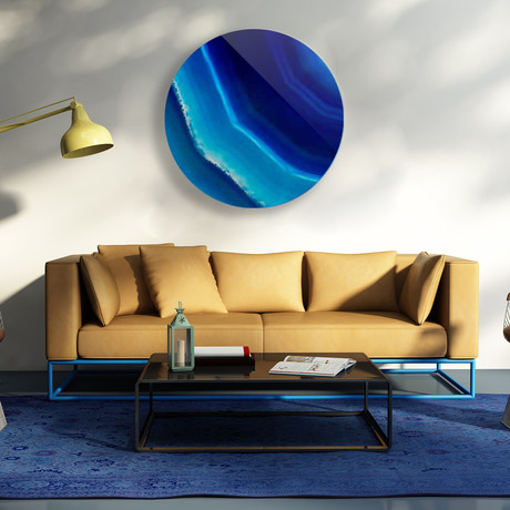 Clash of Blues (Plexi Print // 20"L x 25"H)