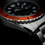 Orient Mako XL // Black + Orange