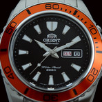 Orient Mako XL // Black + Orange