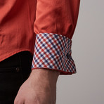 Solid Button-Up // Red (M)