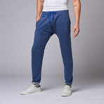 Zarrow Drop-Crotch Joggers // Navy (S)