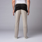 Zorry Two-Toned Joggers // Black + Grey (S)
