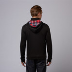 Zardaine Lightweight Zip-Up Hoodie // Black (S)