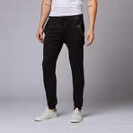 Zeduke Joggers with Suspenders  // Black (S)