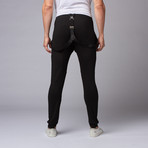 Zeduke Joggers with Suspenders  // Black (S)
