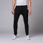 Zeduke Joggers with Suspenders  // Black (S)