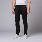 Zehook Joggers with Suspenders // Black (S)