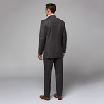 2 Piece Suit Classic Fit // Grey Pinstripe (US: 34R)