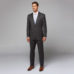 2 Piece Suit Classic Fit // Grey Pinstripe (US: 34R)