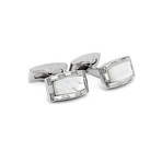 Rectangular MOP Framed Cufflinks