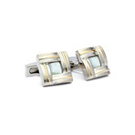 Dual Tone MOP Cufflinks