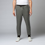 Belmondo Knit Sweatpants // Black + Light Grey Houndstooth (S)