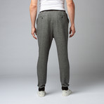 Belmondo Knit Sweatpants // Black + Light Grey Houndstooth (M)